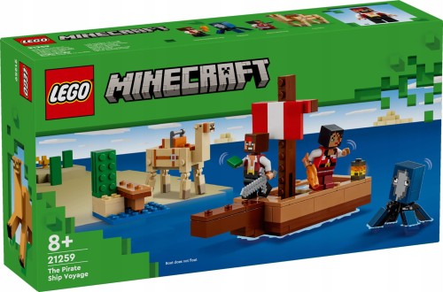 LEGO 21259 MINECRAFT Rejs statkiem pirackim