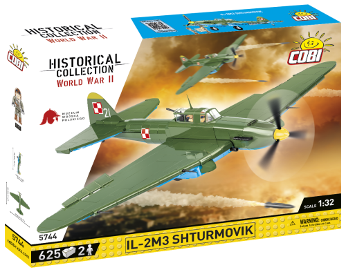 COBI 5744 HISTORICAL COLECTION Samolot IL-2M3 Shturmovik