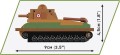 COBI 3093 HISTORICAL COLECTION Czołg Somua S-35  (3)