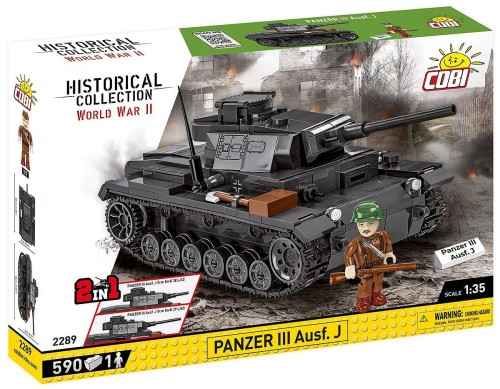 COBI 2289 HISTORICAL COLECTION Czołg Panzer III Ausf.J