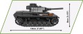 COBI 2289 HISTORICAL COLECTION Czołg Panzer III Ausf.J (8)