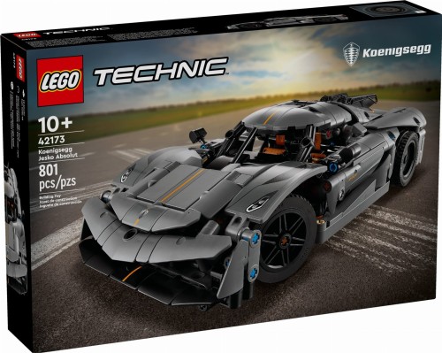 LEGO 42173 TECHNIC Szary hipersamochód Koenigsegg Jesko Absolut