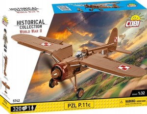 COBI 5742 HISTORICAL COLECTION Myśliwiec PZL P.11c