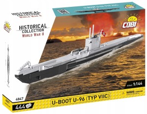 COBI 4847 HISTORICAL COLECTION WWII U-Boot U-96 Typ VIIC