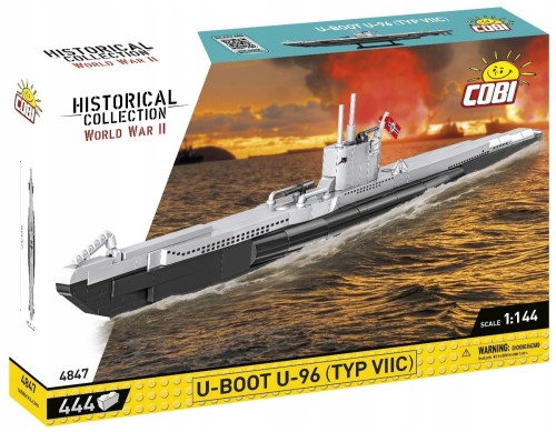 COBI 4847 HISTORICAL COLECTION WWII U-Boot U-96 Typ VIIC