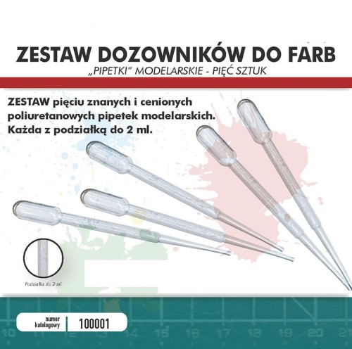 Mirage 100001 Zestaw pipetek do farb