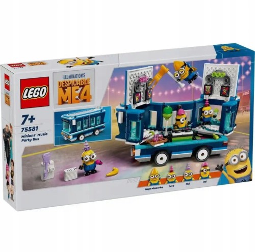 LEGO 75581 MINIONKI Imprezowy autobus Minionków