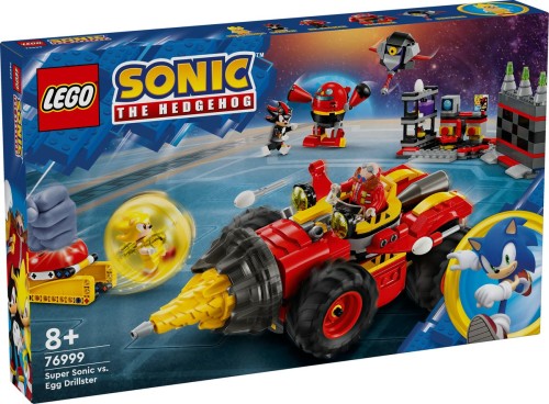 LEGO 76999 SONIC THE HEDGEHOG Super Sonic kontra Egg Drillster