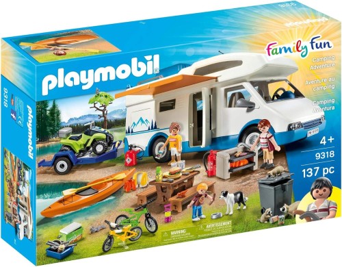 PLAYMOBIL 9318 FAMILY FUN Wycieczka samochodem kempingowym