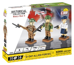 COBI 2055 HISTORICAL COLLECTION D-Day Zestaw figurek Aliantów