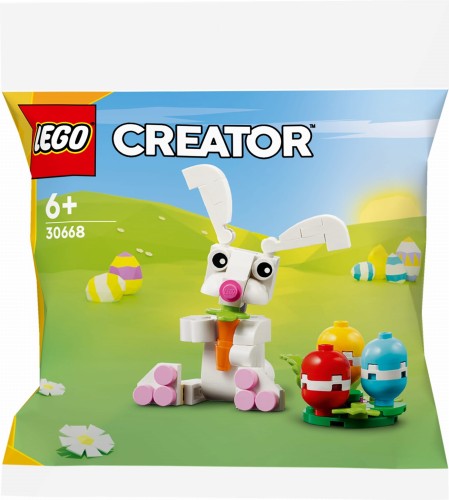 LEGO 30668 CREATOR Polybag Zajączek wielkanocny z kolorowymi pisankami