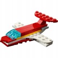 LEGO 30669 CREATOR 3 w 1 Polybag Kultowy czerwony samolot (3)
