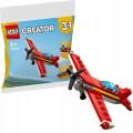 LEGO 30669 CREATOR 3 w 1 Polybag Kultowy czerwony samolot (1)