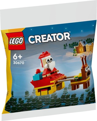 LEGO 30670 CREATOR Polybag Przejażdżka saniami Świętego Mikołaja