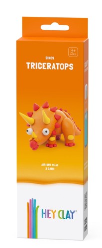 HEY CLAY HCL30071 Dinozaury TRICERATOPS