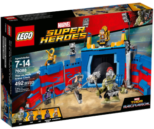 LEGO 76088 Super Heroes Thor kontra Hulk starcie na arenie