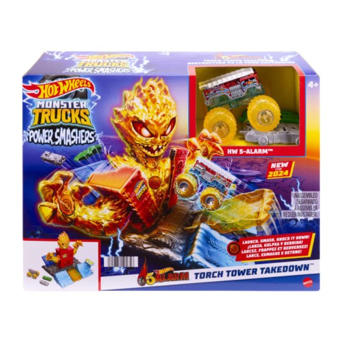 Hot Wheels HTP39 Alarm Wieża ognia – Wyzwanie Zest