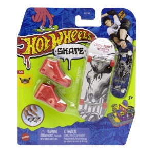 HOT WHEELS HGT46 HVJ76 SKATE Tony Hawk Deskorolka Skeletos i czerwone buty