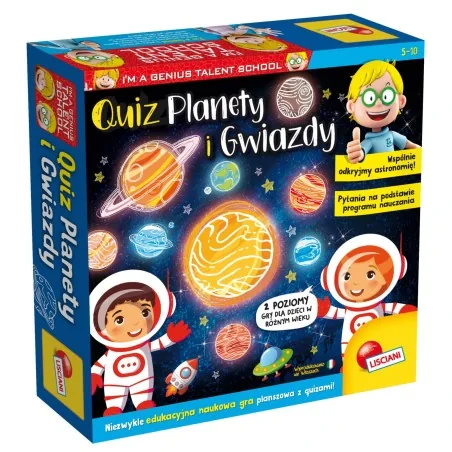 LISCIANI 89284 Quiz Planety i Gwiazdy