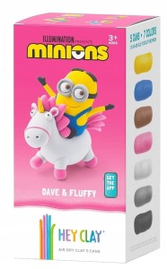 HEY CLAY HCL50181 Minionki Dave i Fluffy + akcesoria