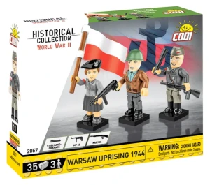 COBI 2057 HISTORICAL COLLECTION Powstanie Warszawskie 1944 zestaw figurek