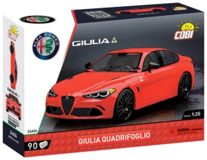 COBI 24604 Alfa Romeo Giulia Quadrifoglio czerwony