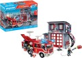PLAYMOBIL 71603 ACTION HEROES Remiza z wozem strażackim (1)