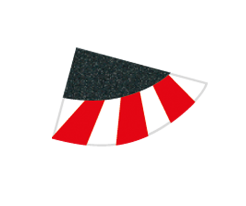 Carrera Digital 124 20020598 Końcówki Zewnętrzne Poboczy Zakrętu