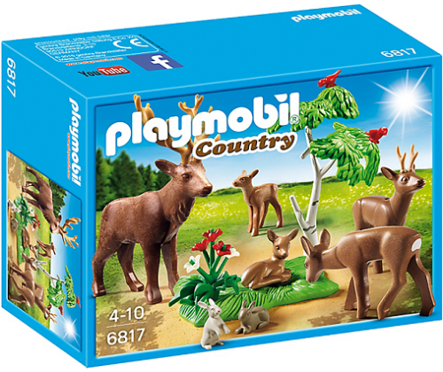  PLAYMOBIL 6817 Jeleń z sarnią rodziną