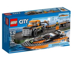 LEGO 60085 City Terenówka z motorówką