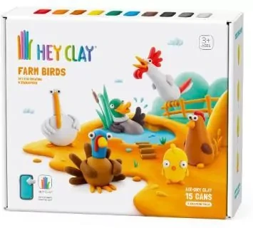 HEY CLAY - PTAKI Z FARMY 15 puszek