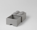 LEGO ® Pojemnik 4 Szuflada Szara 