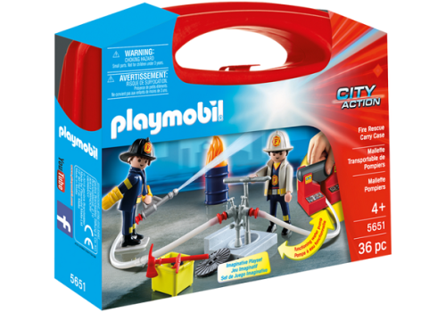 PLAYMOBIL 5651 Skrzyneczka Strażacy