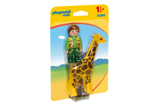 PLAYMOBIL 9380 Opiekun zwierząt z żyrafą