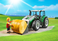 PLAYMOBIL 6130 Duży traktor z przyczepą