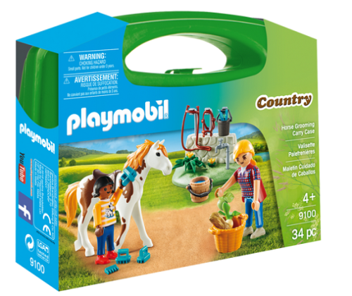 PLAYMOBIL 9100 Skrzyneczka Pielęgnacja koni