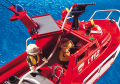 PLAYMOBIL 3128 Łódź strażacka z armatką wodną