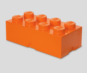 LEGO Pojemnik na klocki 8 pomarańczowy