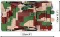 COBI 2585 HISTORICAL COLLECTION Działo pancerne 38 cm Sturmmörser Sturmtiger (9)