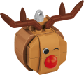 COBI 20014 Ozdoby choinkowe - Renifer czerwononosy (1)