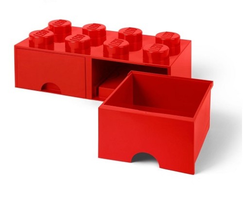 LEGO ® Pojemnik 8 Czerwona Szufladka