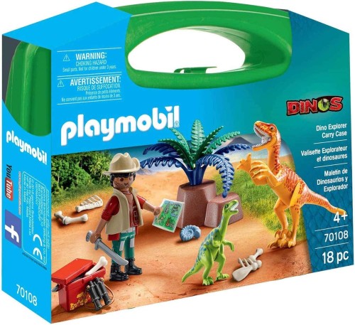 PLAYMOBIL 70108 DINOS Skrzyneczka Odkrywca dinozaurów