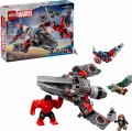 LEGO 76292 SUPER HEROES Kapitan Ameryka kontra Czerwony Hulk bitwa (1)
