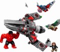 LEGO 76292 SUPER HEROES Kapitan Ameryka kontra Czerwony Hulk bitwa (2)
