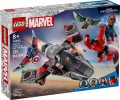 LEGO 76292 SUPER HEROES Kapitan Ameryka kontra Czerwony Hulk bitwa
