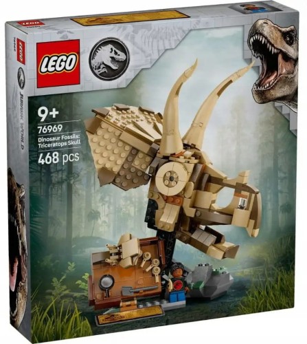 LEGO 76969 JURASSIC WORLD Szkielety dinozaurów: czaszka triceratopsa
