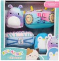 MicroMallows SQMM0016 SQUISHMALLOWS 2pak maskotki Pingwin i Obcy