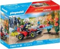 PLAYMOBIL 71825 ACTION HEROES Quad straży pożarnej w akcji