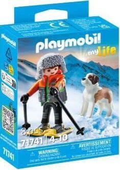 PLAYMOBIL 71741 MY LIFE Narciarz z bernardynem