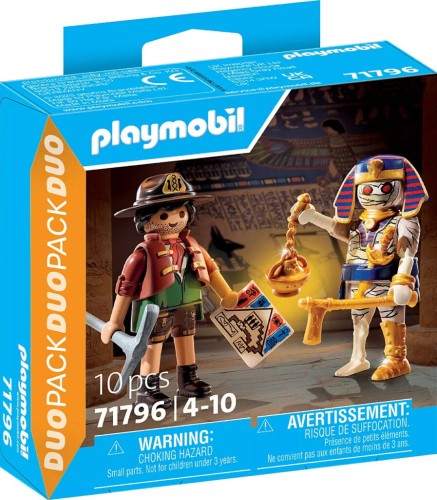 PLAYMOBIL 71796 DUO PACK Poszukiwacz skarbów i mumia